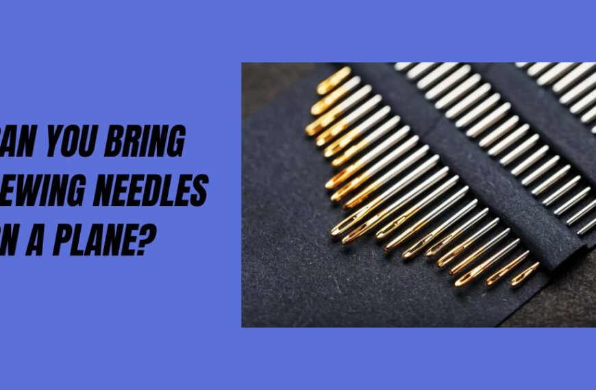 Can You Bring Sewing Needles on a Plane?